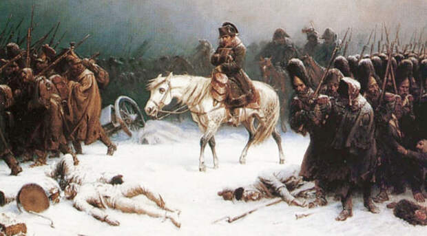 Отступление Наполеона. | Фото: Википедия.