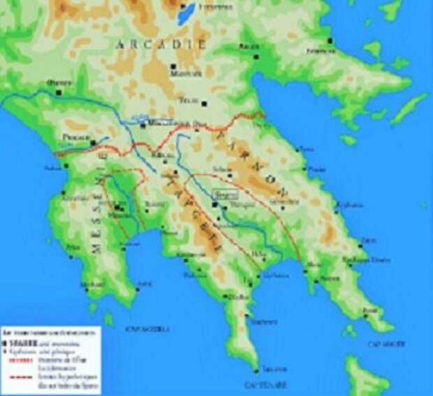 Спарта - одно из трех государств, основанных дорийцами в Пелопоннесе. Это было государство, устроенное как военный лагерь. Здесь и дальше изображения из открытых источников.