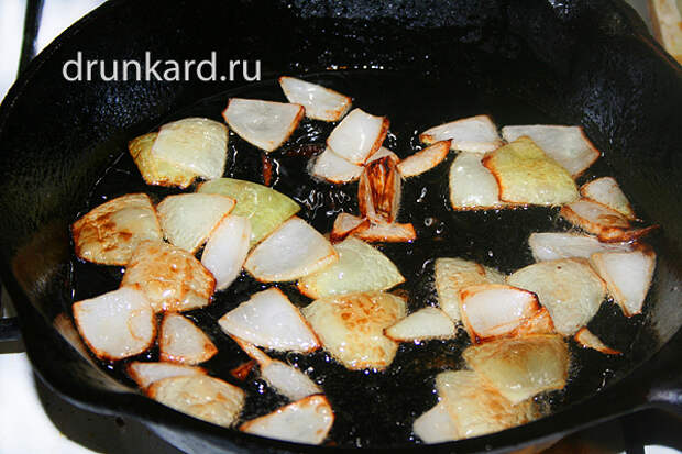 Гречневая каша с грибами и грудинкой