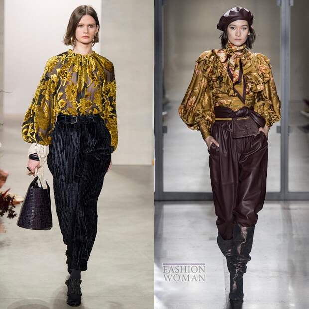 Модные женские блузки осень-зима 2019-2020: основные тренды фото №25