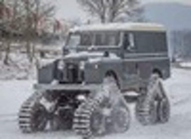 Land Rover с генами гусеницы