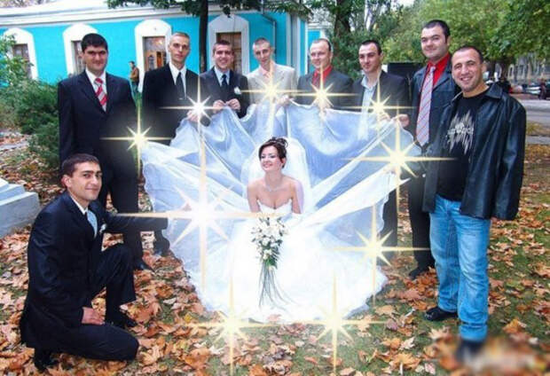 Свадебные фото из разряда "так делать нельзя" прикол, свадьба, фото, юмор
