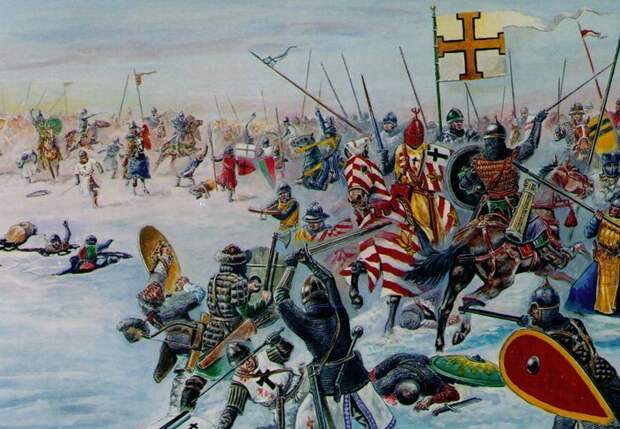 Битва длилась до поздней ночи и завершилась победой войска Александра Невского / Фото: libkids51.ru Битва длилась до поздней ночи и завершилась победой войска Александра Невского / Фото: libkids51.ru