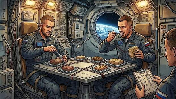 Космонавт Кивирян рассказал о том, что едят в космосе