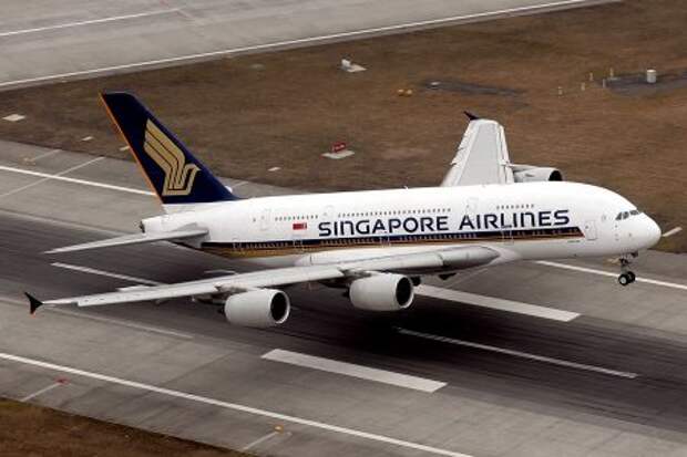 Airbus A380-841 авиакомпании Singapore Airlines