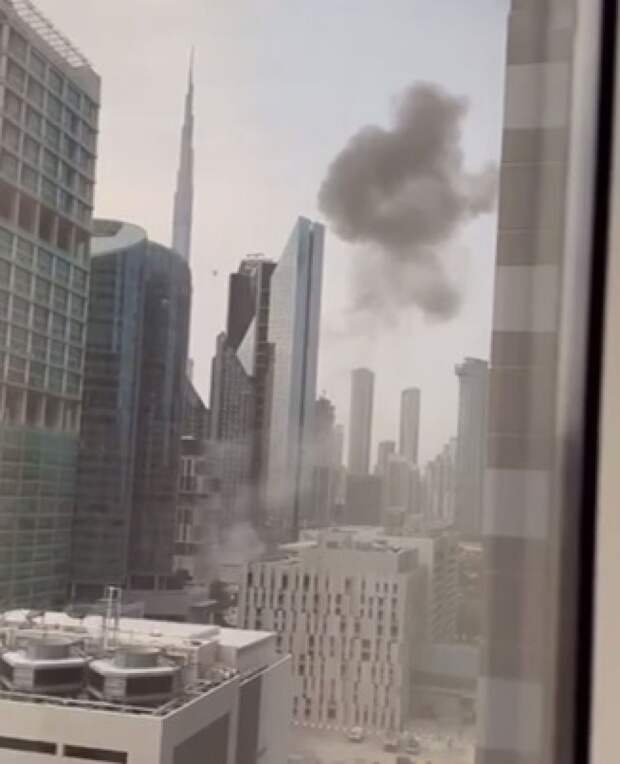 Дубайский финансовый центр атакован иранским беспилотником