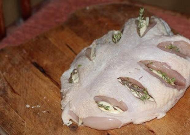 куриная грудка с яблоками в духовке