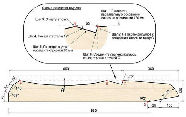 Самодельное кресло для отдыха на даче (чертежи, фото)