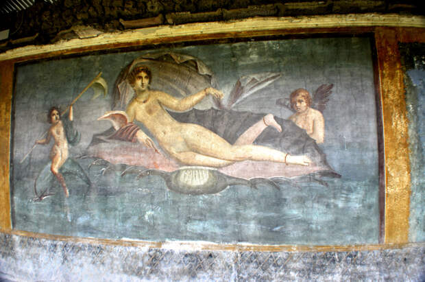 Копия предположительно с фрески Апеллеса, 1 в до н.э, автор не известен, Помпеи
