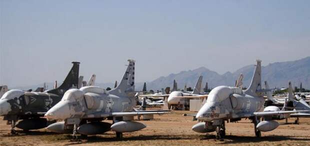 Кладбище авиатехники Тусон, Аризона, США