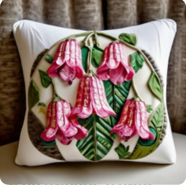 Побалуйте себя красотой и роскошью потрясающей коллекции подушек с изображением нежных цветов.-8-3