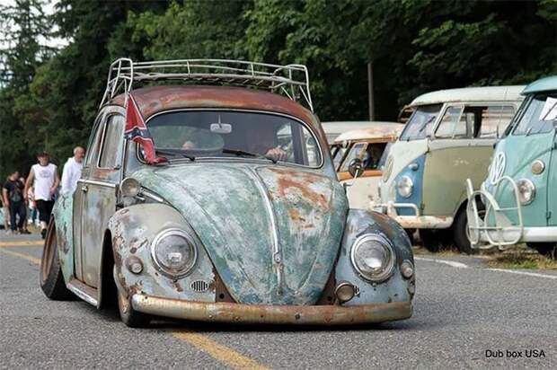 Модная ржавчина: Volkswagen Beetle Rat Look beetle, rat-look, volkswagen, vw beetle, авто, автомобили, ржавчина, тюнинг