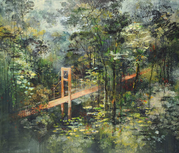 Мост в другое измерение. Автор: Eric Roux-Fountaine.