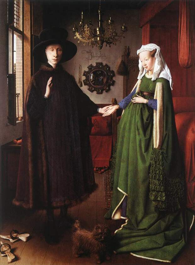 Ян ван Эйк - Eyck Jan van Portrait of Giovanni Arnolfini and his Wife