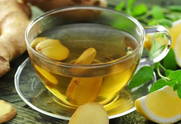 Зеленый чай с имбирем и медом также защитит от простуды / Фото: comfort-kitchen.ru