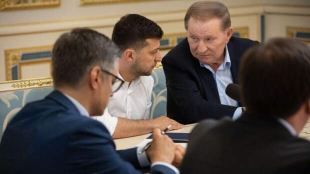 Владимир Зеленский и Леонид Кучма