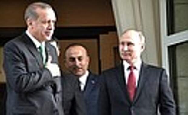 С Президентом Турции Реджепом Тайипом Эрдоганом по окончании переговоров.