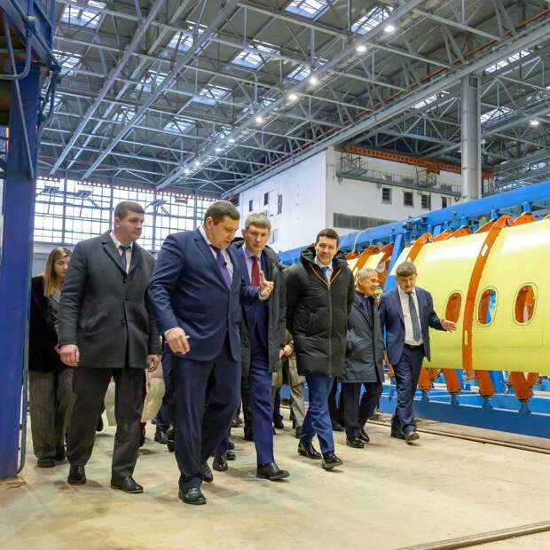 Антон Алиханов и Максим Решетников оценили ход модернизации Казанского авиазавода