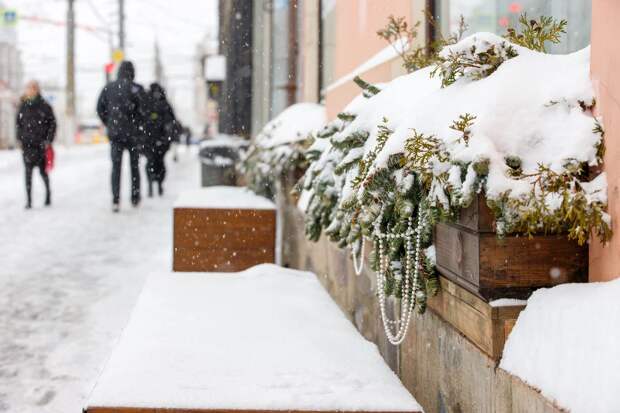 Снегопад и до -7 градусов: погода в Туле на 30 декабря