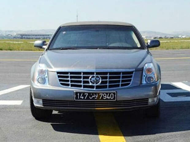 Бронированный Cadillac DTS экс-президента Туниса. Фото с сайта leftlanenews.com