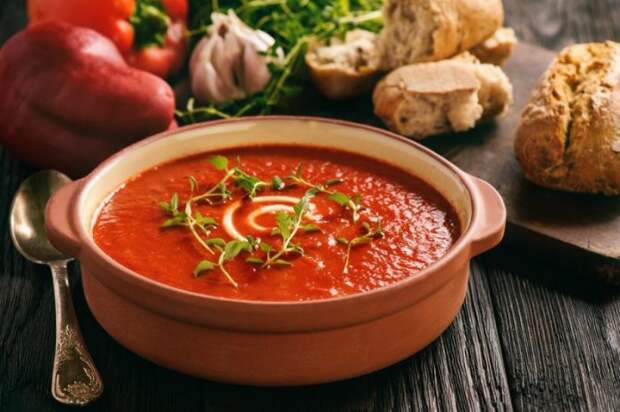 Очень вкусный томатный суп. \ Фото: chefmarket.ru. Очень вкусный томатный суп. \ Фото: chefmarket.ru.