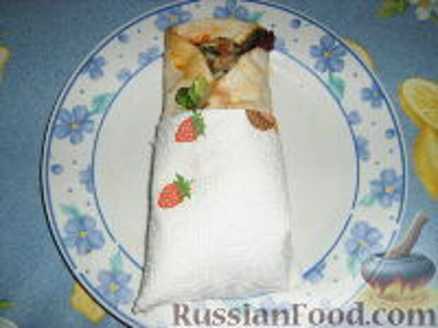 Фото к рецепту: Закуска из лаваша "Простецкая"