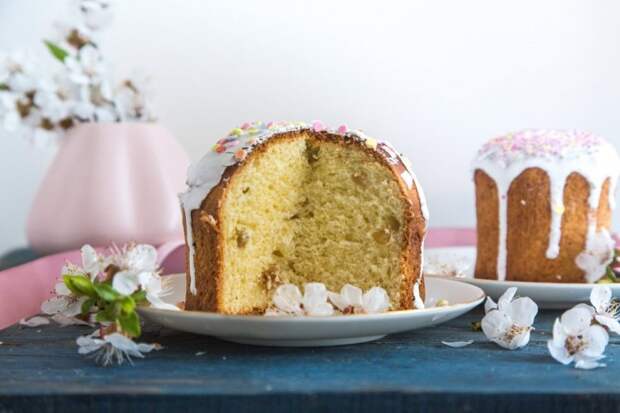 Пасхальный кулич на сметане Пасхальный кулич на сметане