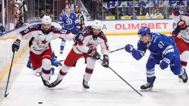 ЦСКА обыграл московское "Динамо" в КХЛ, это третья победа в сезоне