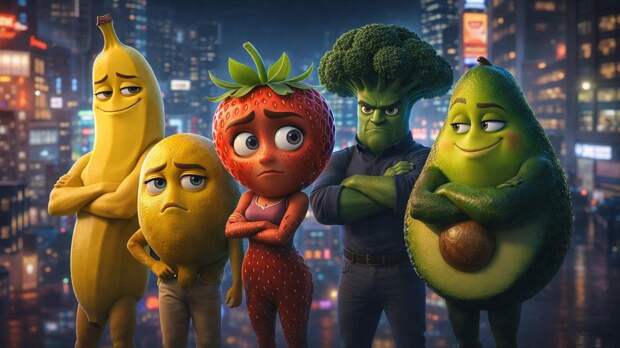 «Фруктовый век»: почему мы смотрим ИИ-сериалы и переживаем за отношения продуктов больше, чем за свои