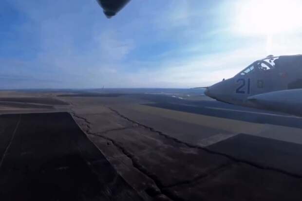 Появилось видео уничтожения одного из самых мощных самолет ВСУ Су-25М1К в ДНР