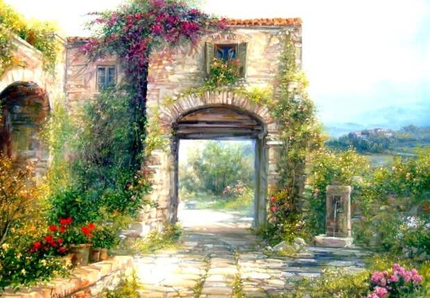 Уютные старые улочки Южной Италии Картины и живопись, Художники и артпроекты