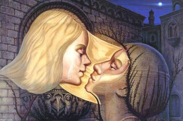 Глаза в глаза. Автор: Octavio Ocampo.