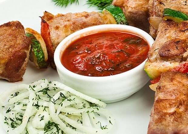 соус к шашлыку рецепт шашлык и красный соус
