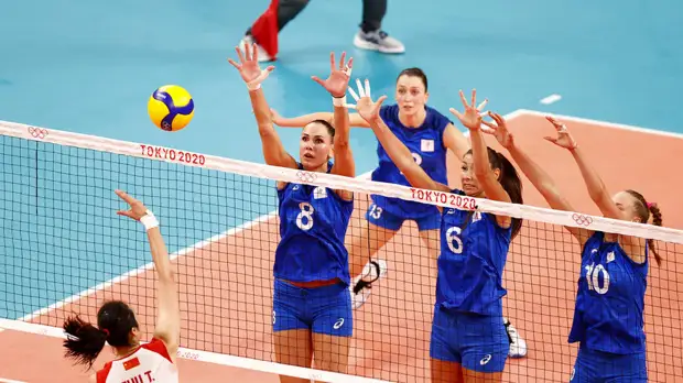 Российские волейболистки победили команду Китая на Олимпиаде в Токио