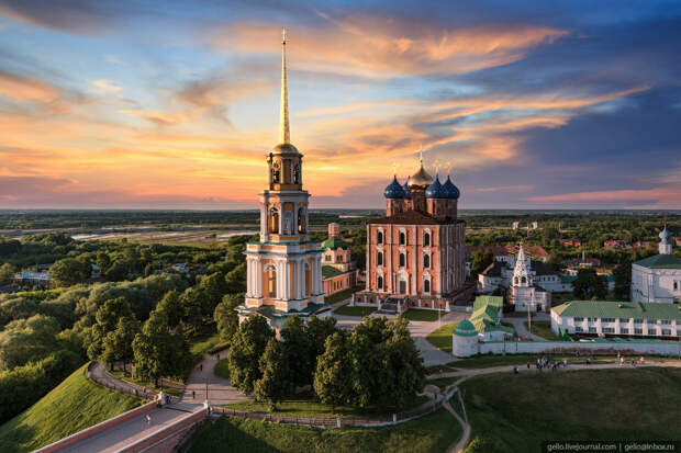 Красоты России. Рязань с высоты — столица ВДВ и «грибы с глазами»