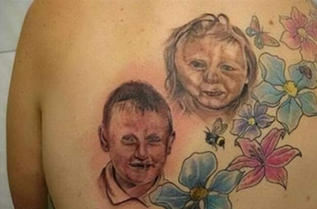 Тату, о которых владельцам больно вспоминать