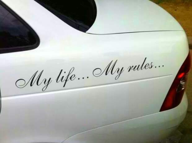 Тема наклеек на машине: Зачем нужен знак «Ребенок в машине» My life My rules, авто, ребенок в машине, факты
