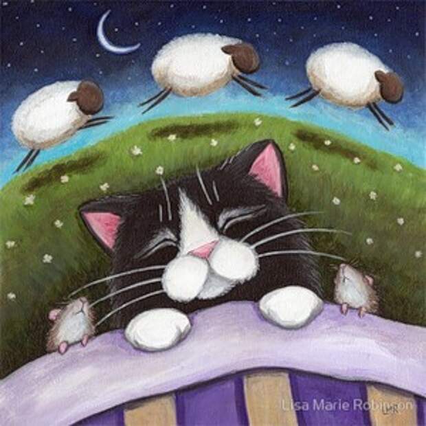 Коллекция кошек, котов и котят от Lisa Marie Robinson.