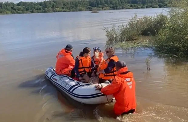 В Кургане поднялся уровень воды в реке Тобол