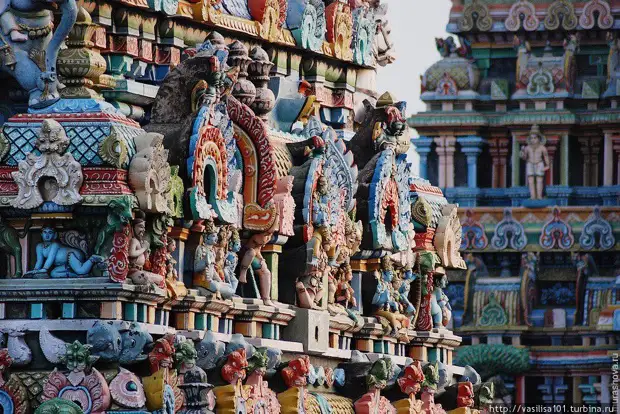 Храм Шри-Ранганатхашвами, Шрирангам. Пять чудес Южной Индии