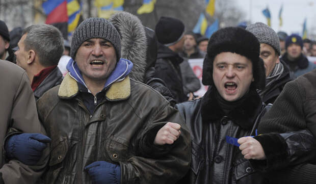 UKRAINE EU PROTESTS