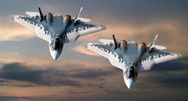 Самолёт заходит в зону ПВО, выпускает ракету и исчезает: как работает главная особенность Су-57...