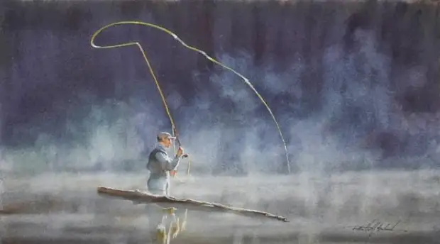 Американский художник-акварелист. Robert McFarland