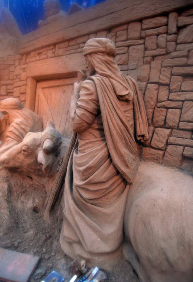 Адски красивая песчаная скульптура Рэя Виллэфена Необычный