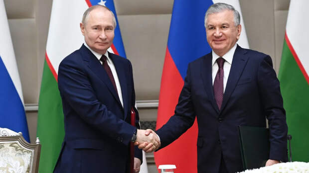 Песков: Путин и Мирзиёев обсудили связанные с украинским конфликтом вопросы