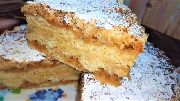 Насыпной яблочный пирог Пирог, Пирог яблочный, Рецепт, Видео, Еда, В духовке, Кулинария