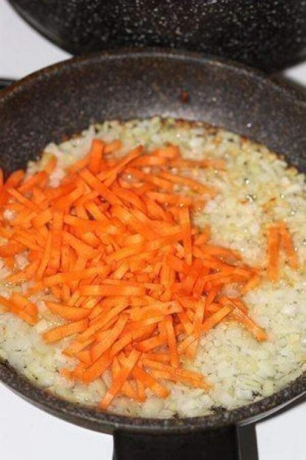 Вкусный и полезный рис с овощами и грибами. 03