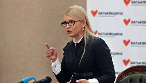 Лидер всеукраинского объединения Батькивщина Юлия Тимошенко. Архивное фото