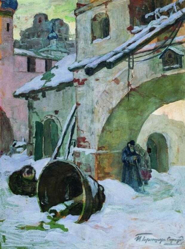 Русский художник Иван Силыч Горюшкин-Сорокопудов (1873-1954).