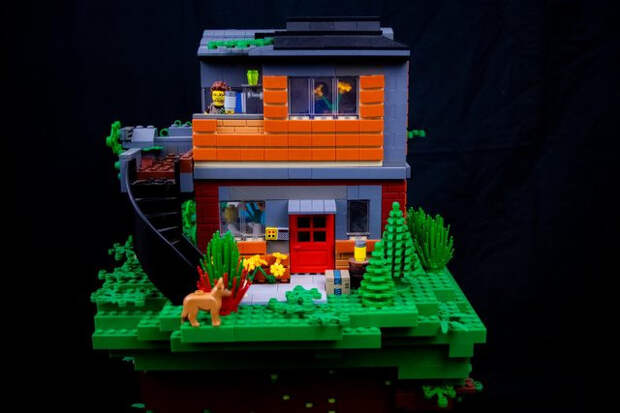 Примеры разнообразных поделок от любителей LEGO